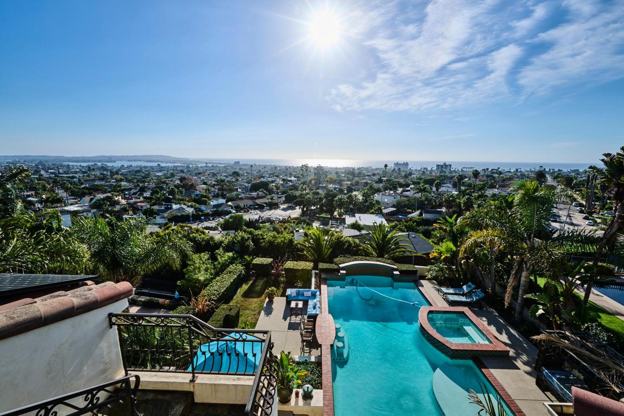 סן דייגו 360 Degree Ocean & City Views With Pool, Spa, Close To The Beach! Pets Ok מראה חיצוני תמונה