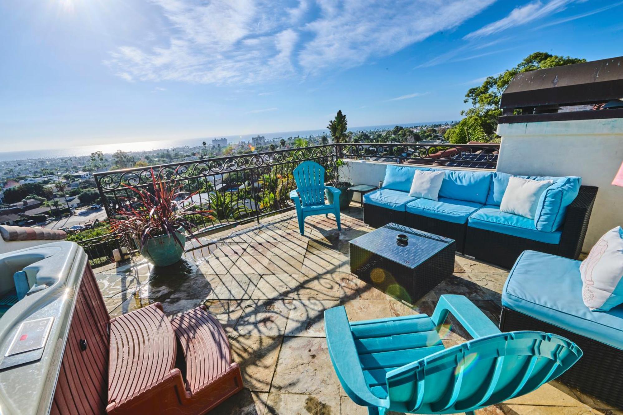 סן דייגו 360 Degree Ocean & City Views With Pool, Spa, Close To The Beach! Pets Ok מראה חיצוני תמונה