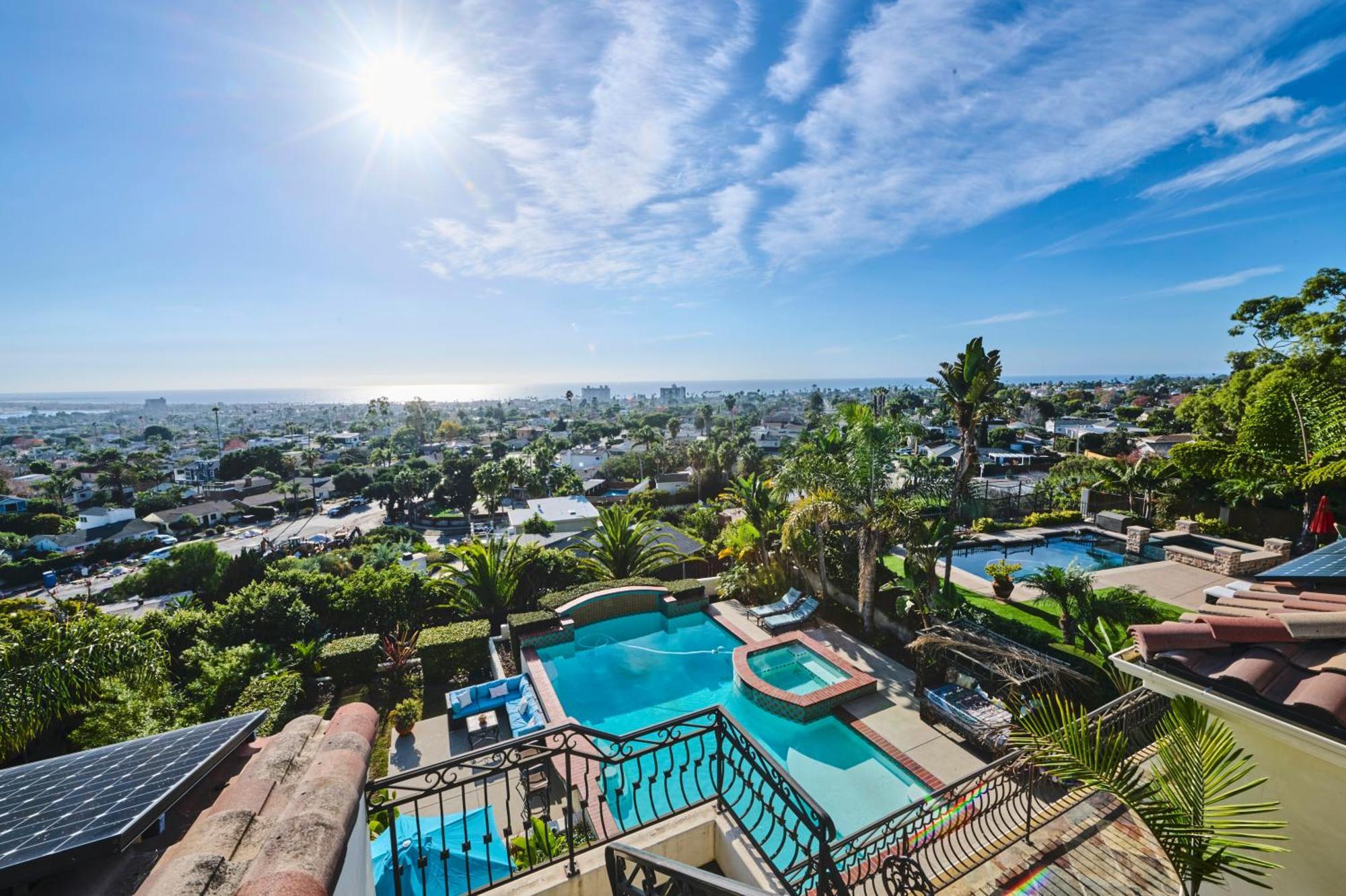 סן דייגו 360 Degree Ocean & City Views With Pool, Spa, Close To The Beach! Pets Ok מראה חיצוני תמונה